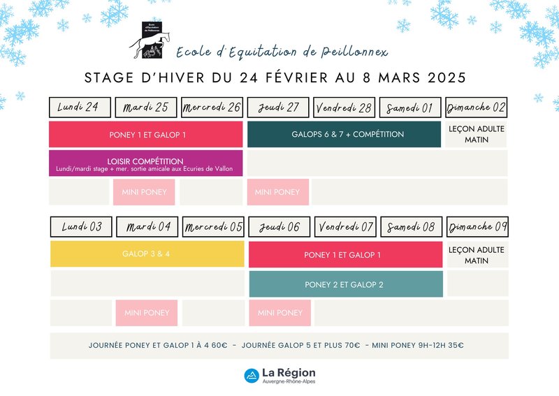 Petite Annonce Ecole d’équitation de Peillonnex